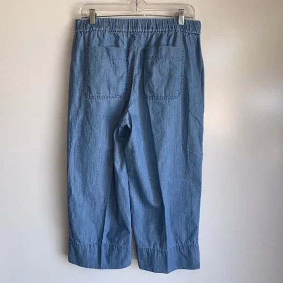 Talbots Light Blue Cropped Pants - Picture 5 of 13